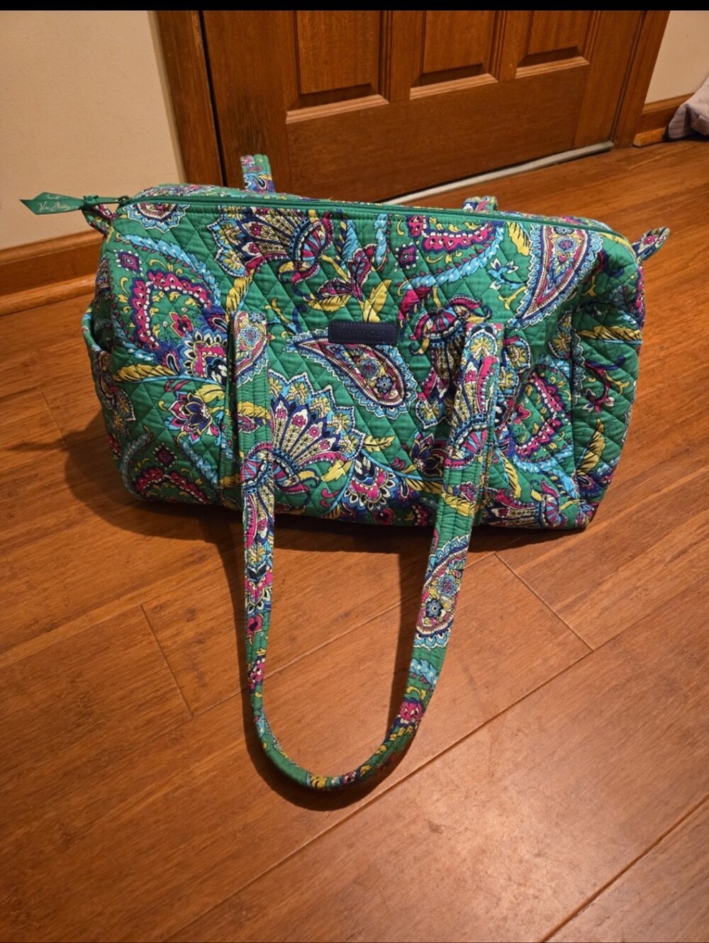 Vera Bradley Duffle Bag Emerald Paisley
